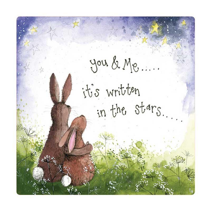 Alex Clark You & Me Bunny Rabbit Fridge Magnet - Bunny Creations
