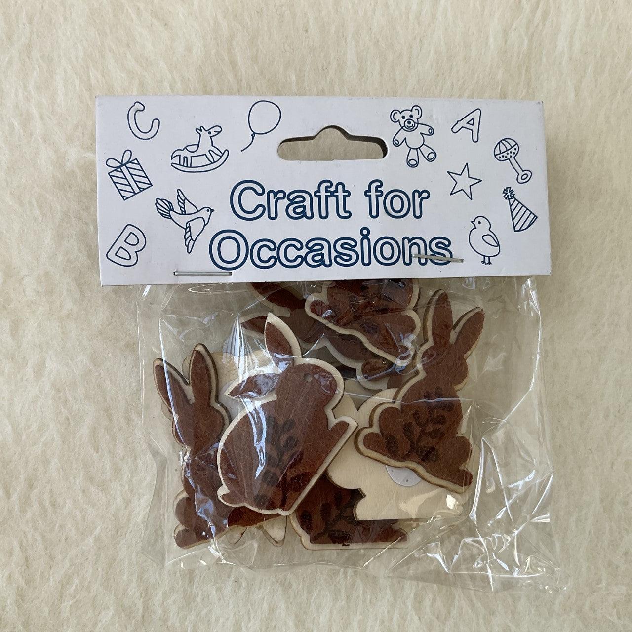 Craft Felt Bunny Rabbit Embellishments - Bunny Creations