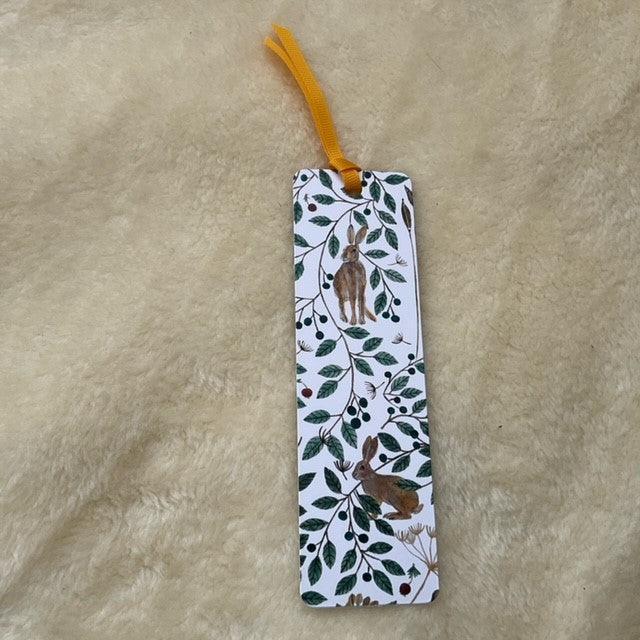 Hare & Berries Bookmark - Bunny Creations