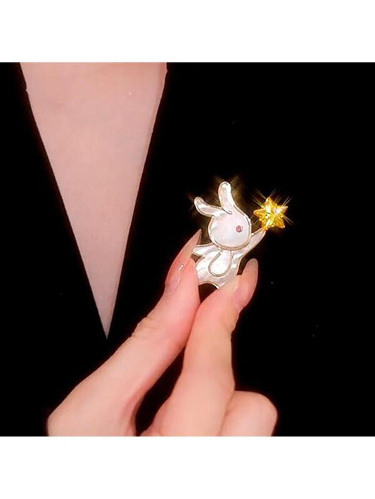 You’re a Star Bunny Rabbit Brooch Pin