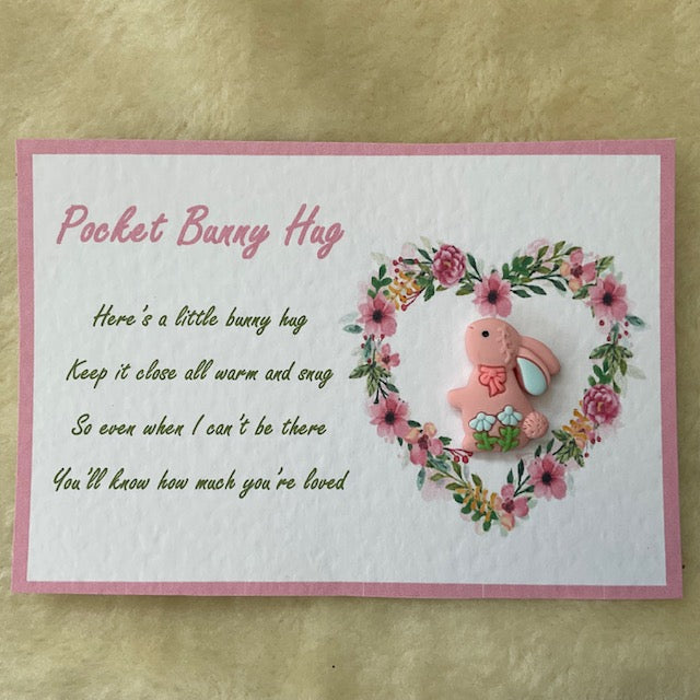 Exclusive Pocket Bunny Hug Card – Bunny Creations