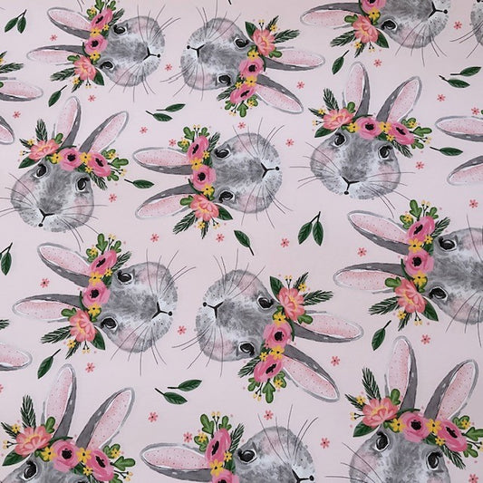 Pink Bunny Rabbit Gift Wrapping Paper