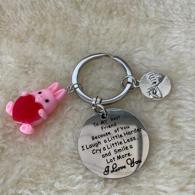 Keyring hot sale best friend