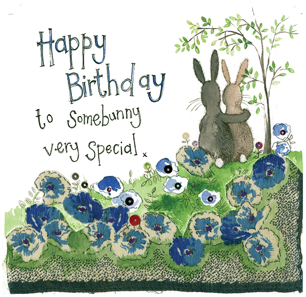 Alex Clark Someone Special Birthday Card - Bunny Creations