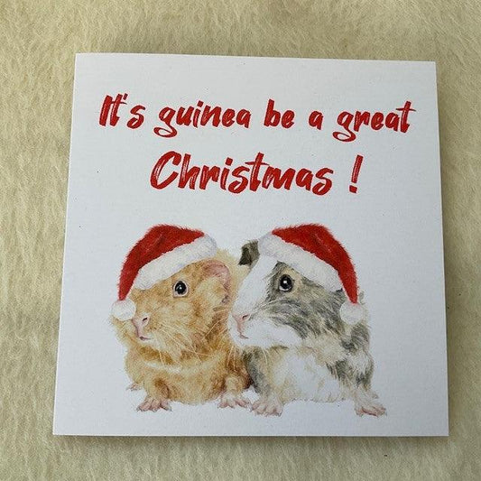 Exclusive It's Guinea Be A Great Christmas Guinea Pigs Christmas Card - Bunny Creations