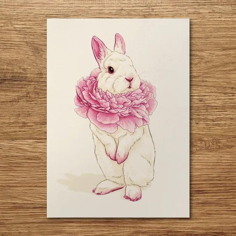 Firlefanz Designs Flower Bunnies Postcards - Bunny Creations