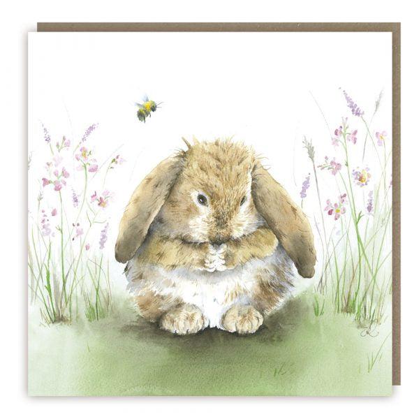 love country Honey Bunny Lop Rabbit Card