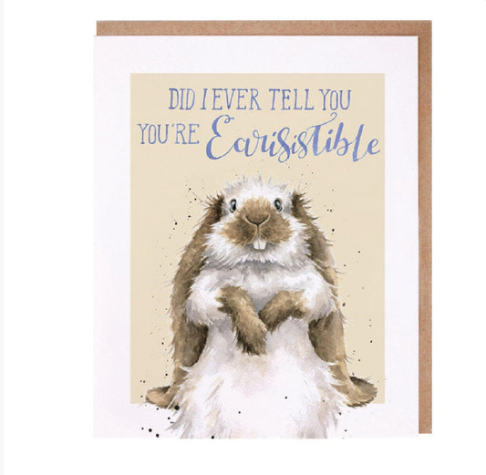 Wrendale Designs Earisistable Bunny Card - Bunny Creations