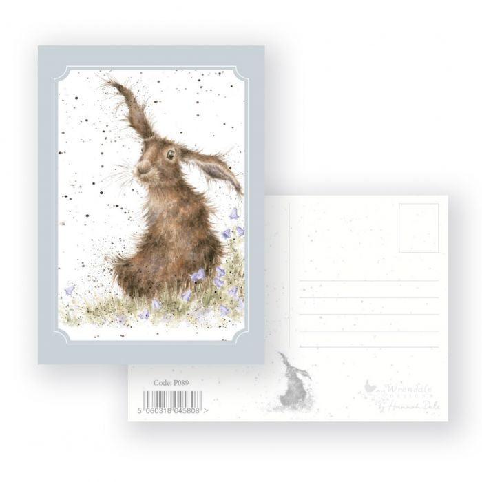 Wrendale Designs Harebells Hare Postcard