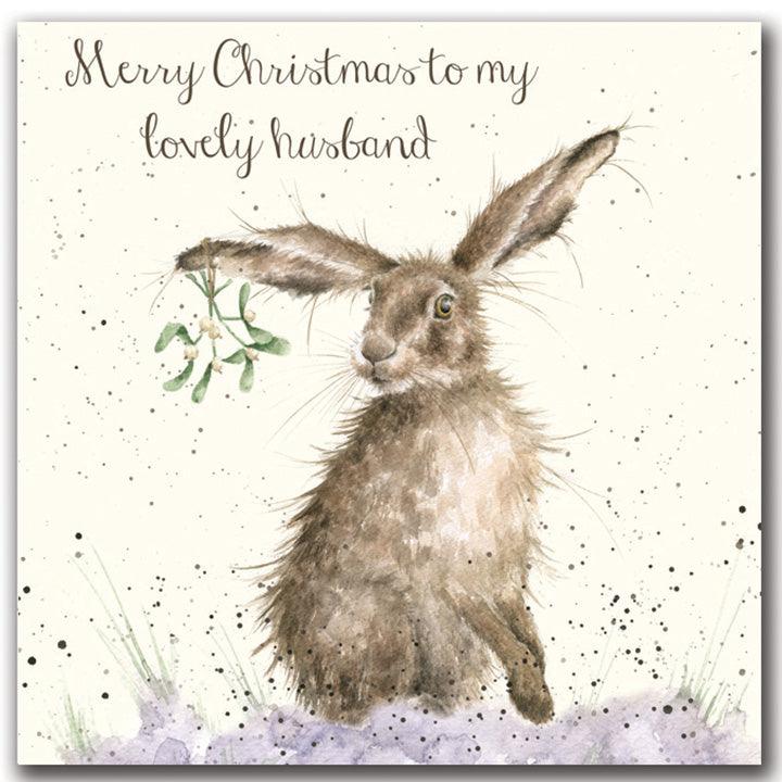 Wrendale Designs Husband Christmas Card - Bunny Creations