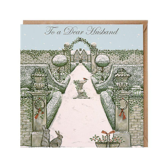 Sally Swanell Husband Christmas Card - Bunny Creations